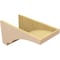Ekena Millwork 12"W x 24"D x 12"H Wide Moab Rough Cedar Woodgrain TimberThane Corbel, Primed Tan CORUR12X24X12MOARCPR - alternate 5